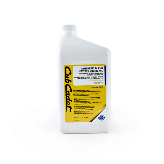 SAE 10W-40 ATV/UV Engine Oil - 32 oz