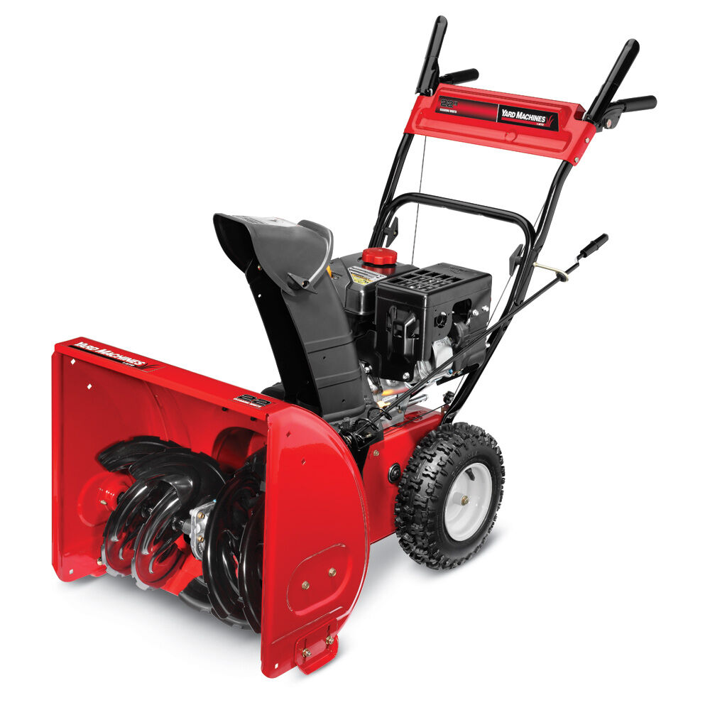 Yard machine snow blower sale 5.5 hp 22 inch