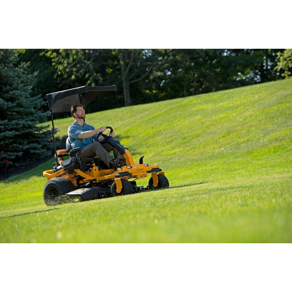 Zero turn best sale mower sun canopy