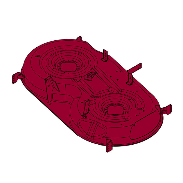 46&quot; Deck Shell &#40;CRAFTSMAN Red&#41;