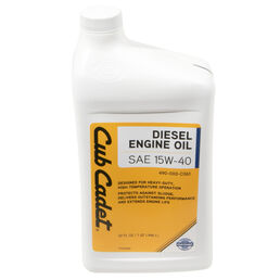 SAE 15W-40 Diesel Engine Oil - 32 oz