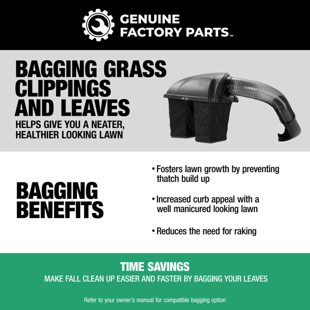 Riding Mower Bagger for 36-inch Decks