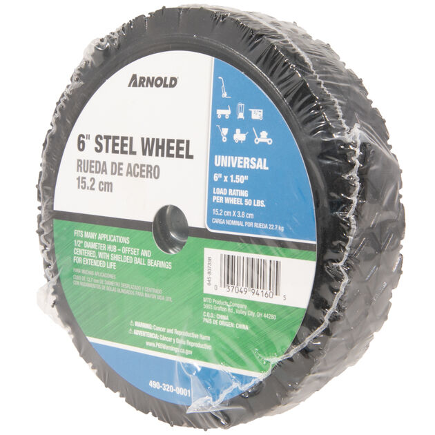 50 lbs. Load Rating. 1-3/8&quot; Hub Length. 1/2&quot; Ball Bearing. Offset Hub. Diamond Tread
