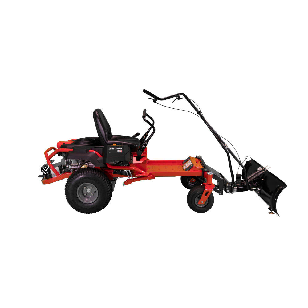 Craftsman riding mower 2025 plow