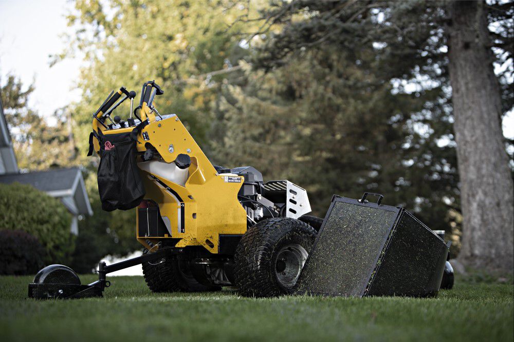 Sulky for best sale lawn mower