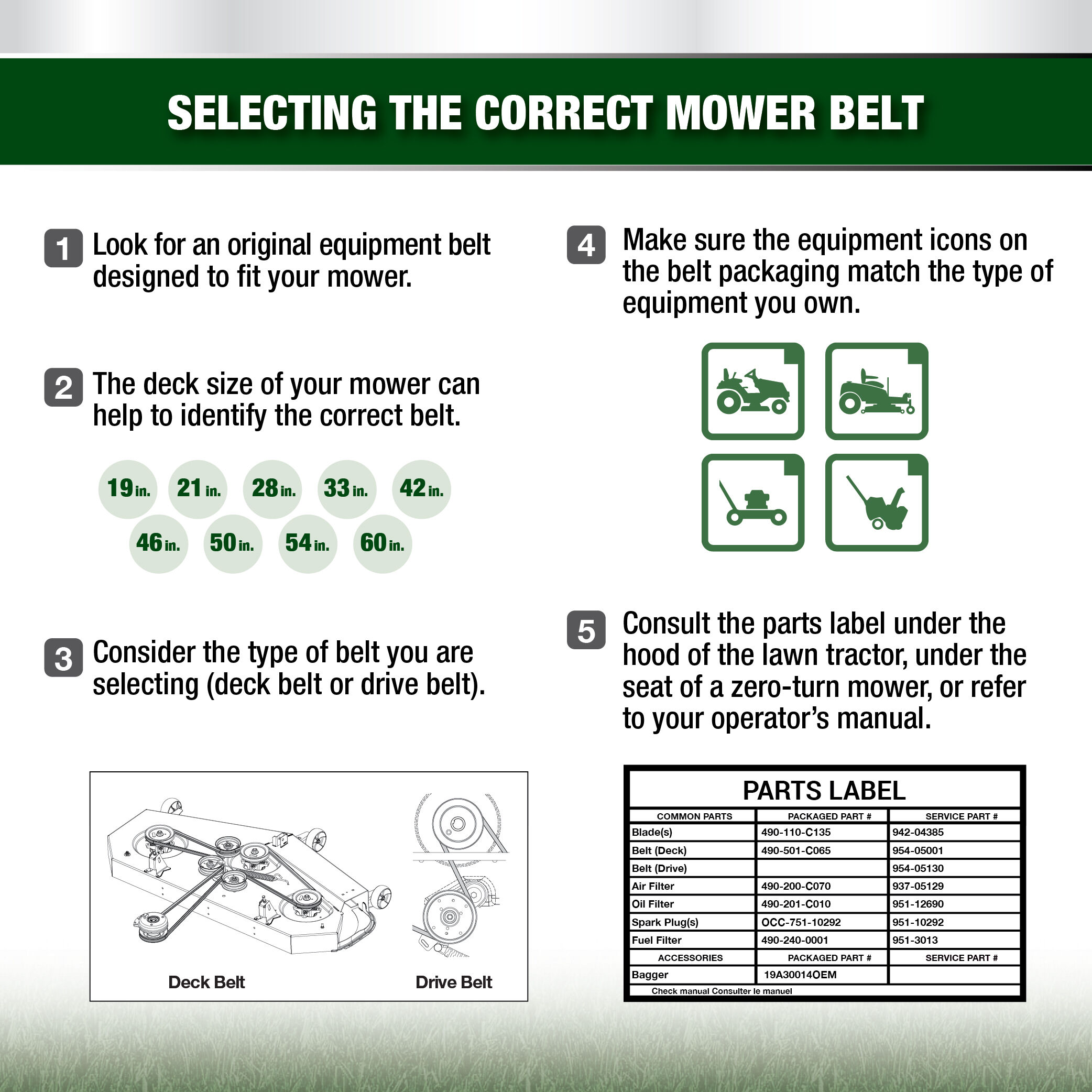Details about   Drive Belt for MTD Cub Cadet Troy Bilt 21 Inch Deck SC 700 754-04259 954-04259A 