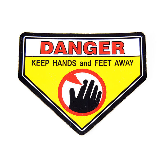DECAL-OPEI CAUTION