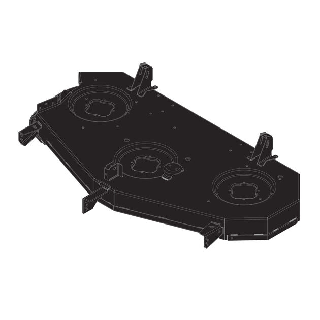 54&quot; FAB Deck Shell &#40;Powder Black&#41;