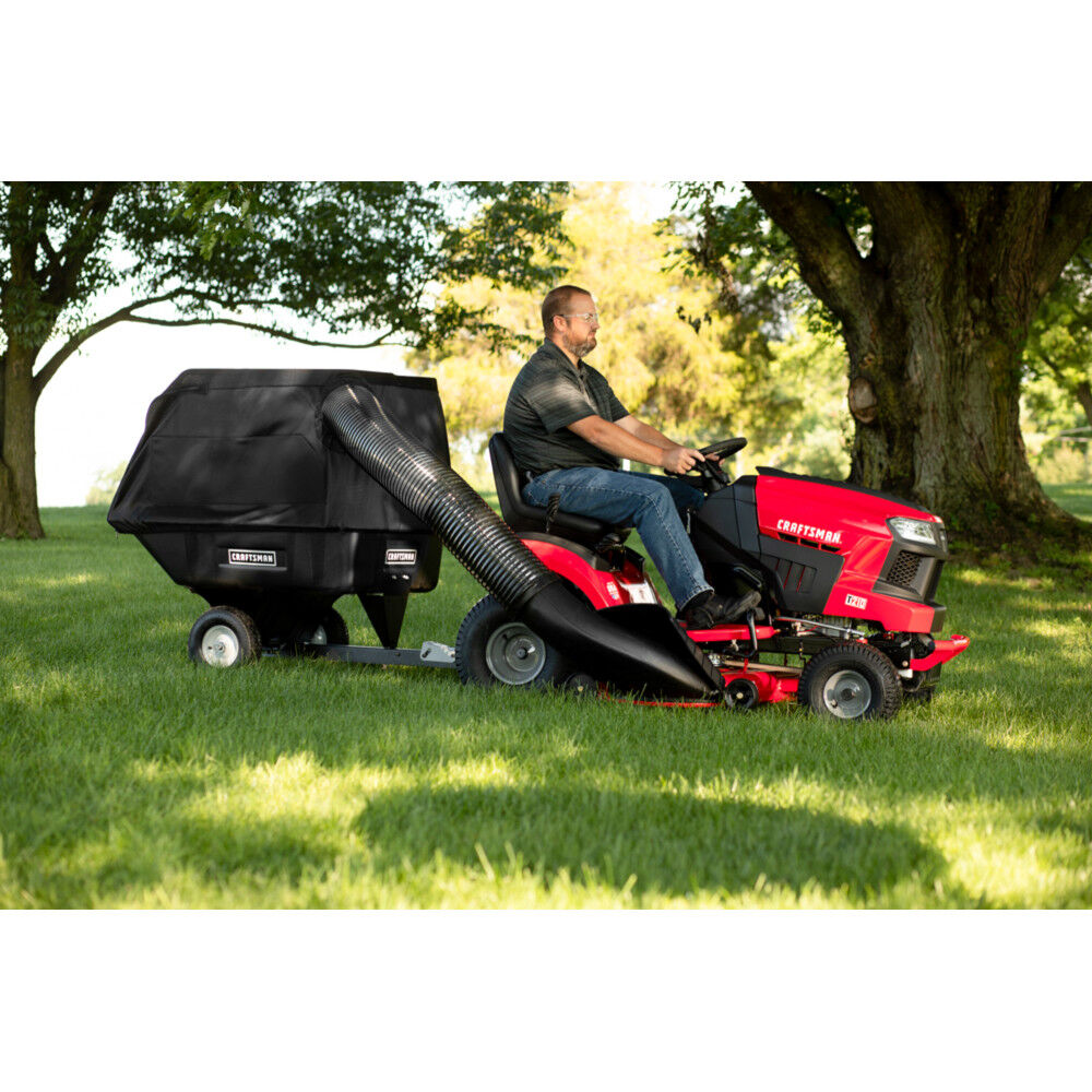 Leaf collection system for riding mower hotsell