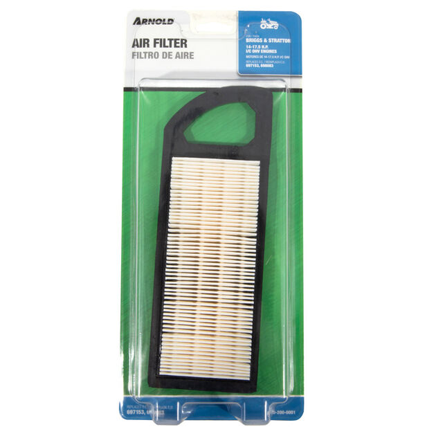 Replacement Air Filter for Briggs and Stratton 697153 - 490-200