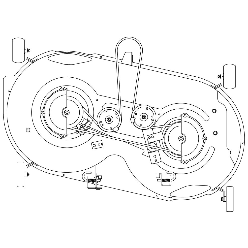 Craftsman t1600 store deck belt