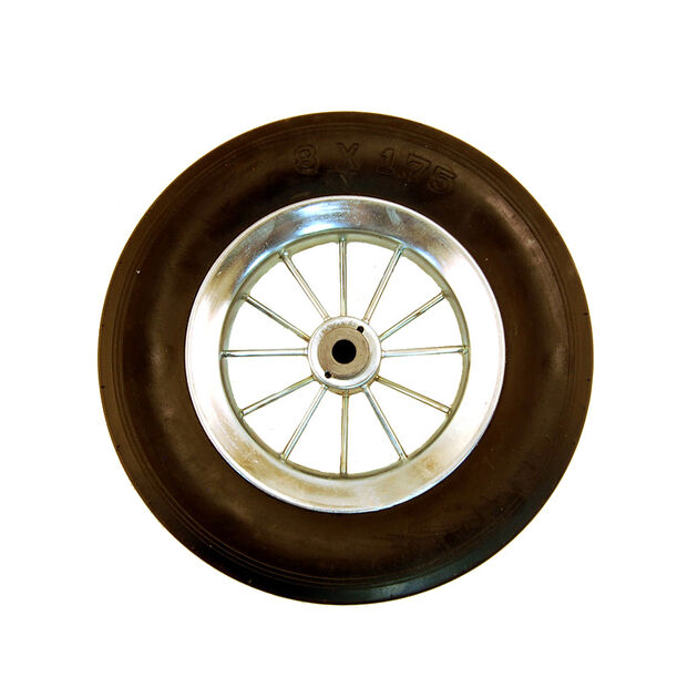 8&quot; x 1.75&quot; Wire Spoked Wheel