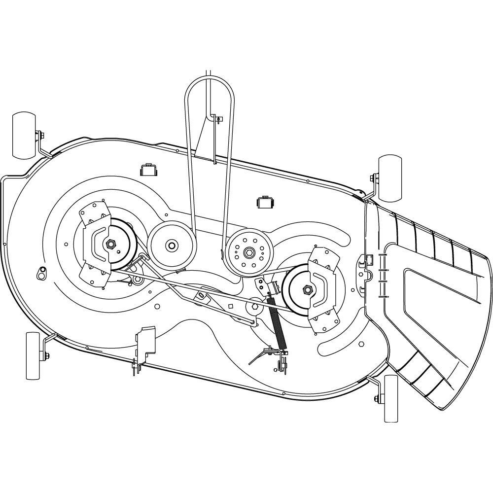 Yard machine 42 inch top riding mower belt size