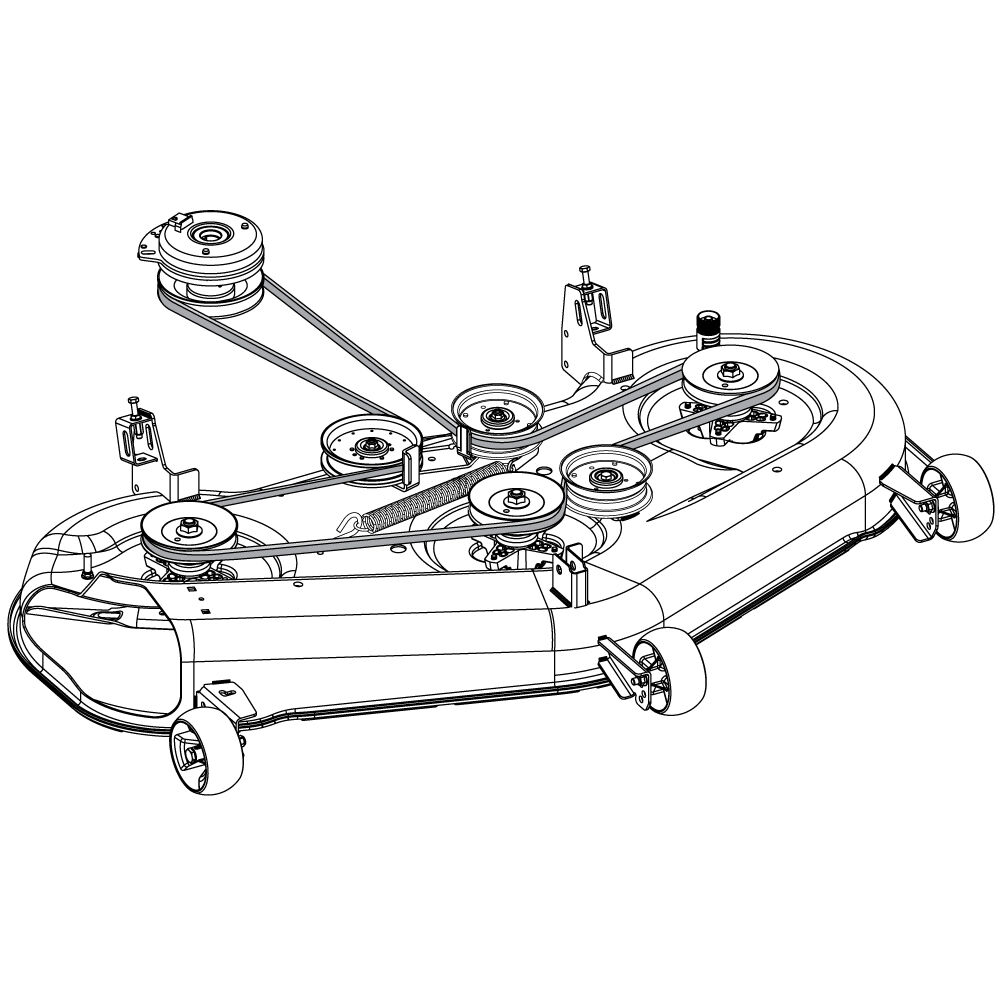 Craftsman ys4500 top 46 deck belt