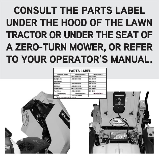 Ultra High-Lift Blade Set for 60-inch Cutting Decks