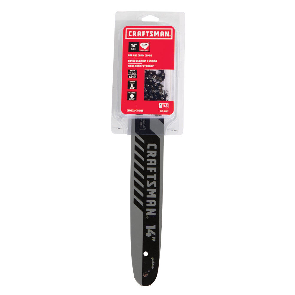 14-inch Bar and Chain Combo S52 - CMXGZAM700125 | MTD Parts