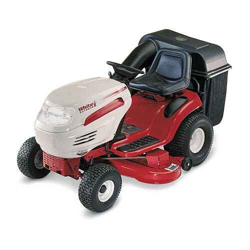 White riding lawn mower sale