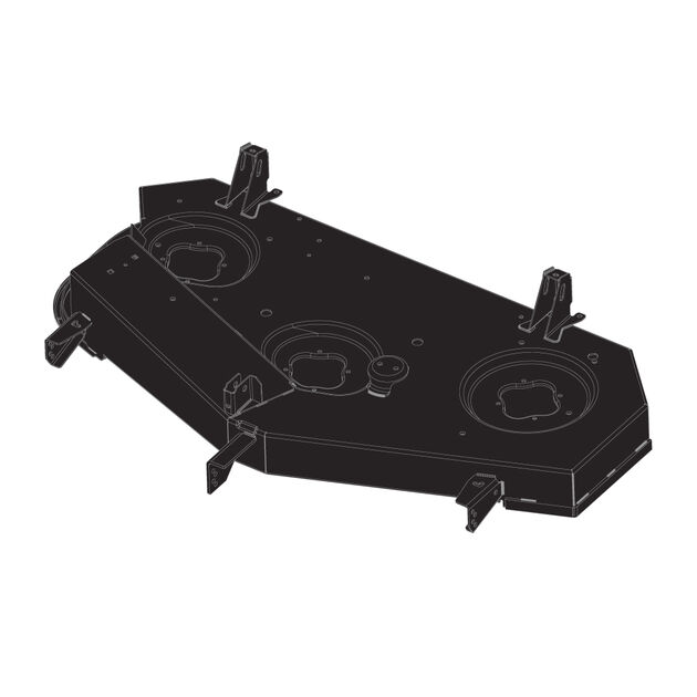 50&quot; Deck Shell &#40;Powder Black&#41;