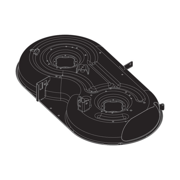 42&quot;DECK ASSEMBLY &#40;POWDER BLACK&#41;
