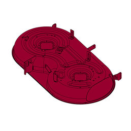 42" Deck Shell (Craftsman Red)