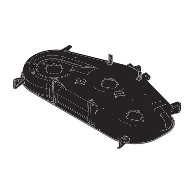 50&quot; Deck Shell &#40;Powder Black&#41;