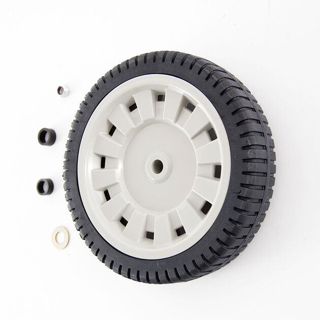 50 Ibs. Load Rating. 1.42&quot; Hub Length. 1/2&quot; Nylon Bearing. Offset Hub. Bar Tread. Includes Adapters.