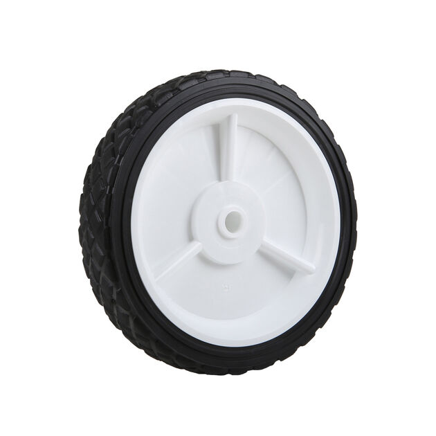 35 lbs. Load Rating. 1-3/8&quot; Hub Length. 1/2&quot; Nylon Bearing. Offset Hub. Diamond Tread.
