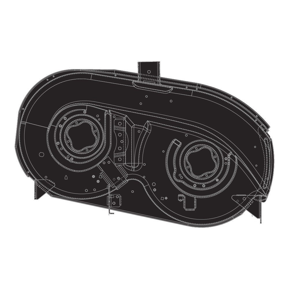 Cub cadet 46 inch deck shell outlet