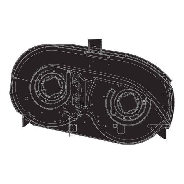 42&quot; Deck Shell &#40;Powder Black&#41;