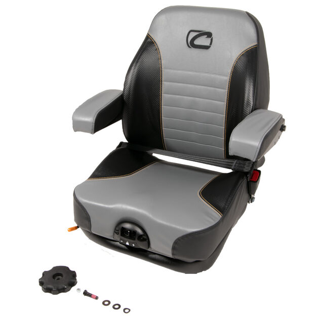 Seat W/Suspension and Lumbar Adjust