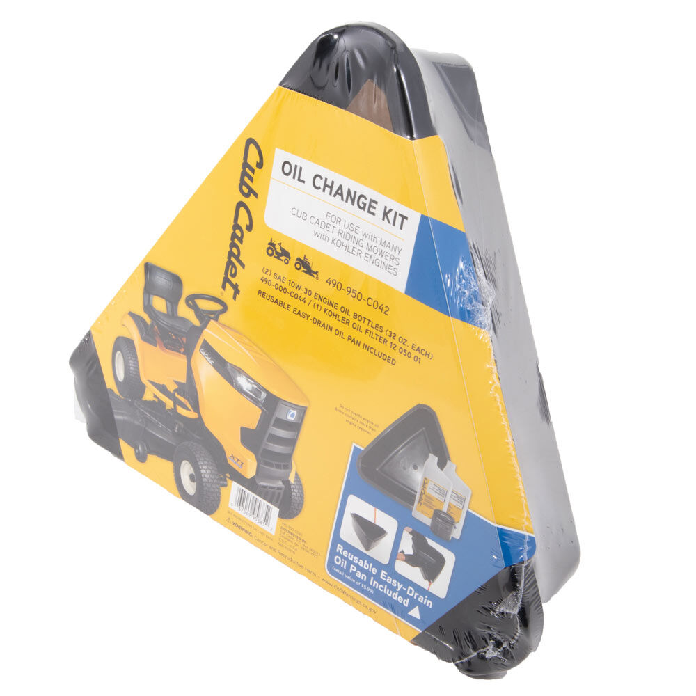 Oil change on top cub cadet xt1