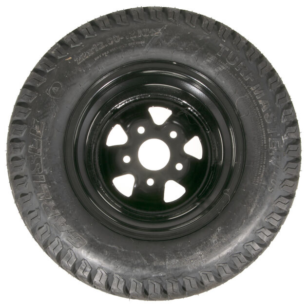 Wheel Assembly &#40;22X12-12&#41; &#40;Turf Master&#41; &#40;Powder Black&#41;
