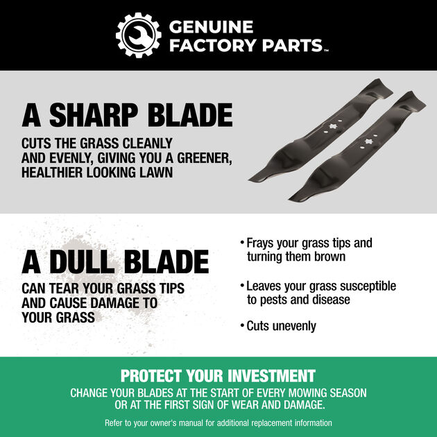 3-in-1 Blade for 30-inch Cutting Decks
