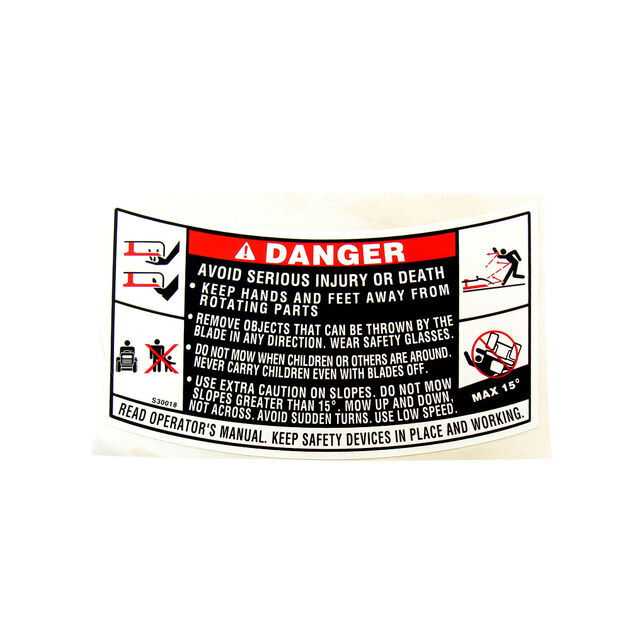 LABEL-DECK SAFETY