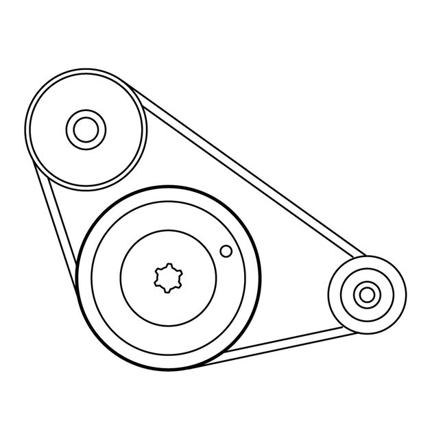 Riding Mower Upper Transmission Belt