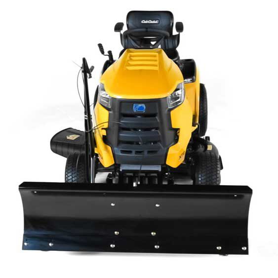 Snow plow for cub cadet mower deals