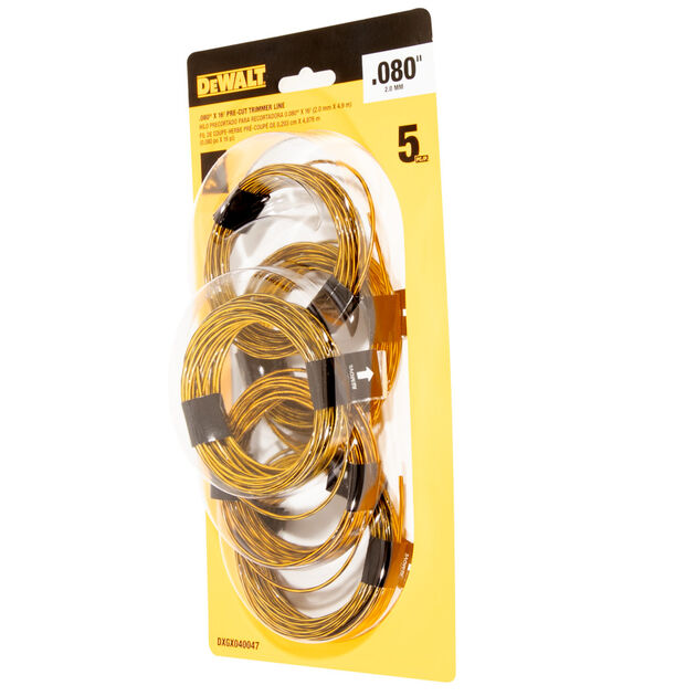 .080&quot; x 16&#39; Pre-Cut Trimmer Line