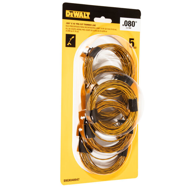 .080&quot; x 16&#39; Pre-Cut Trimmer Line