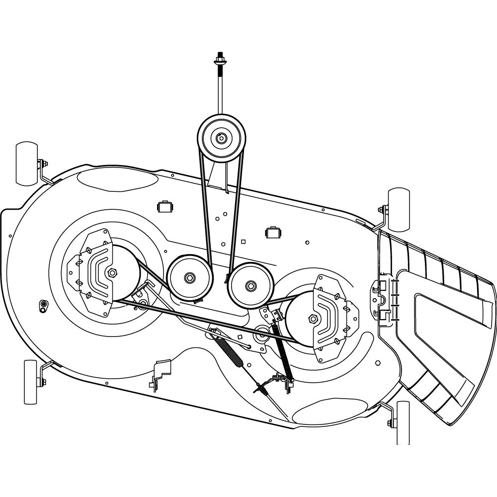 46 in craftsman deck store belt