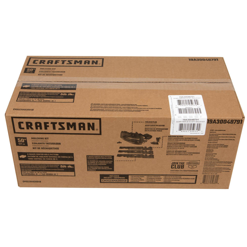 Flat Top Xtreme Mulching Kit for 50 inch Decks 19A30048791