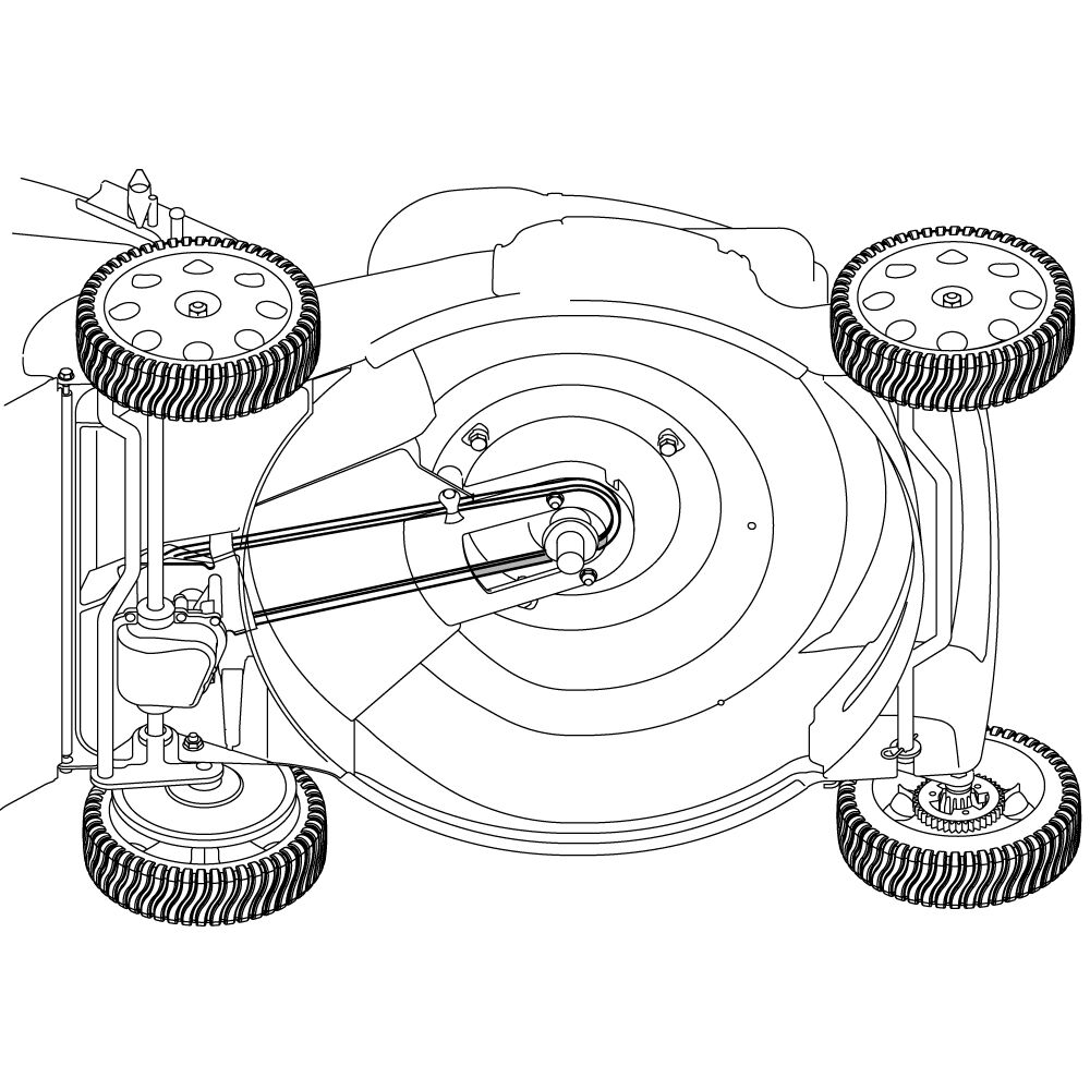Lawn mower shop drive belt
