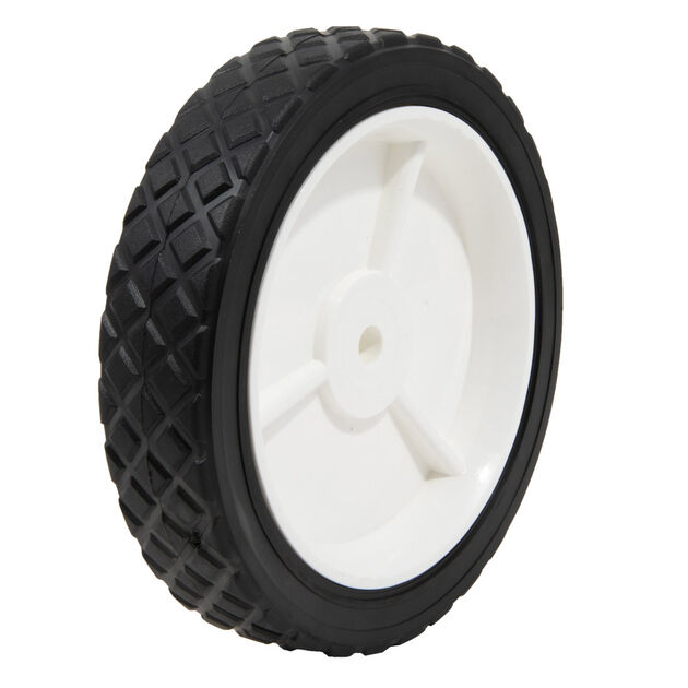 35 lbs. Load Rating. 1-3/8&quot; Hub Length. 1/2&quot; Nylon Bearing. Offset Hub. Diamond Tread.