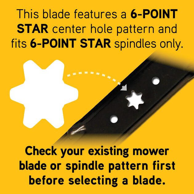 Premium 2-in-1 Blade Set for 46-inch Cutting Decks