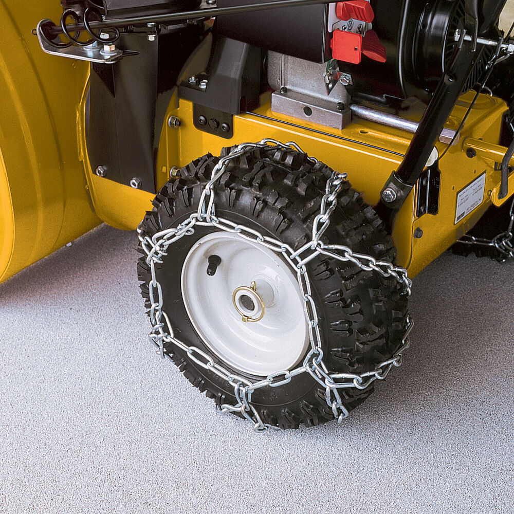 Replace tractor Chains with Terragrip Traction Belts SnowBlower,Snow Thrower 